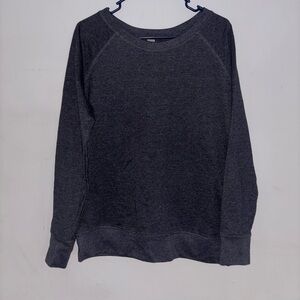 Instant Message Gray Pullover Sweatshirt Size M